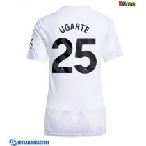 Fotballdrakt Dame Manchester United Manuel Ugarte #25 Bortedrakt 2025-26 Kortermet